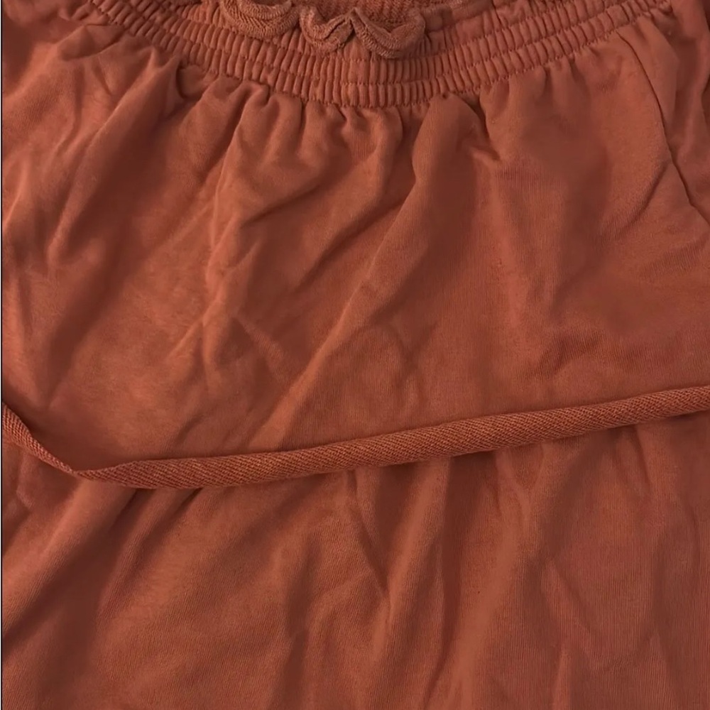 NWOT HALARA Rust Orange Skirt